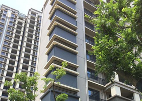 太仓丽景嘉园铝合金外遮阳卷帘工程